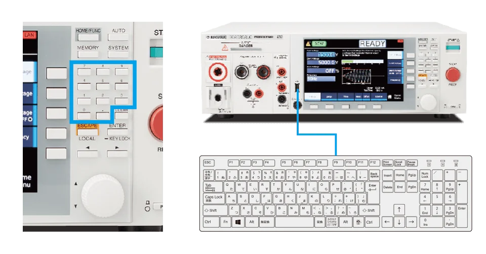 User-Friendly, 10-Key Configuration