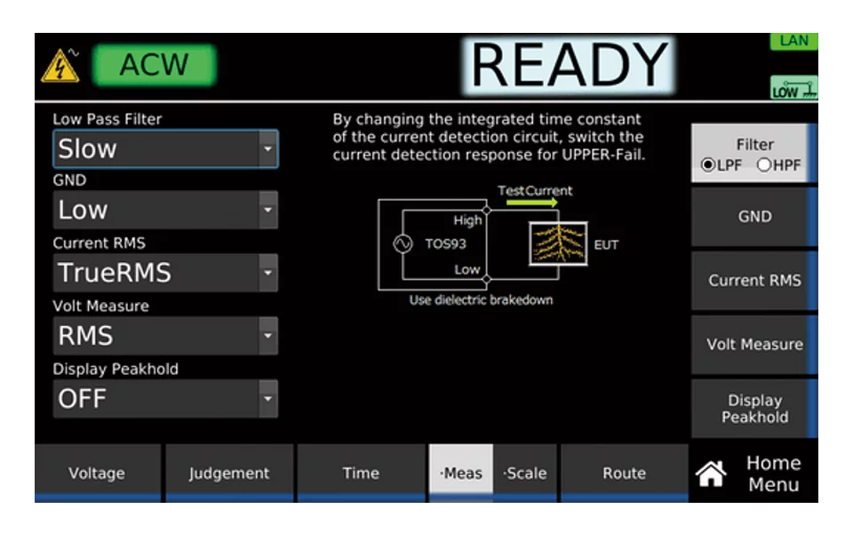 Programmable Detection Response Speed