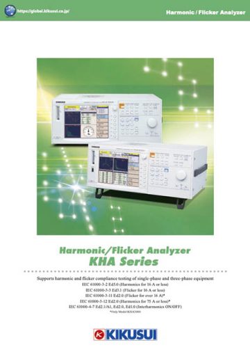 Harmonics/Flicker Analyzers｜KHA Series